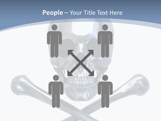 Spooky Model Reflection PowerPoint Template