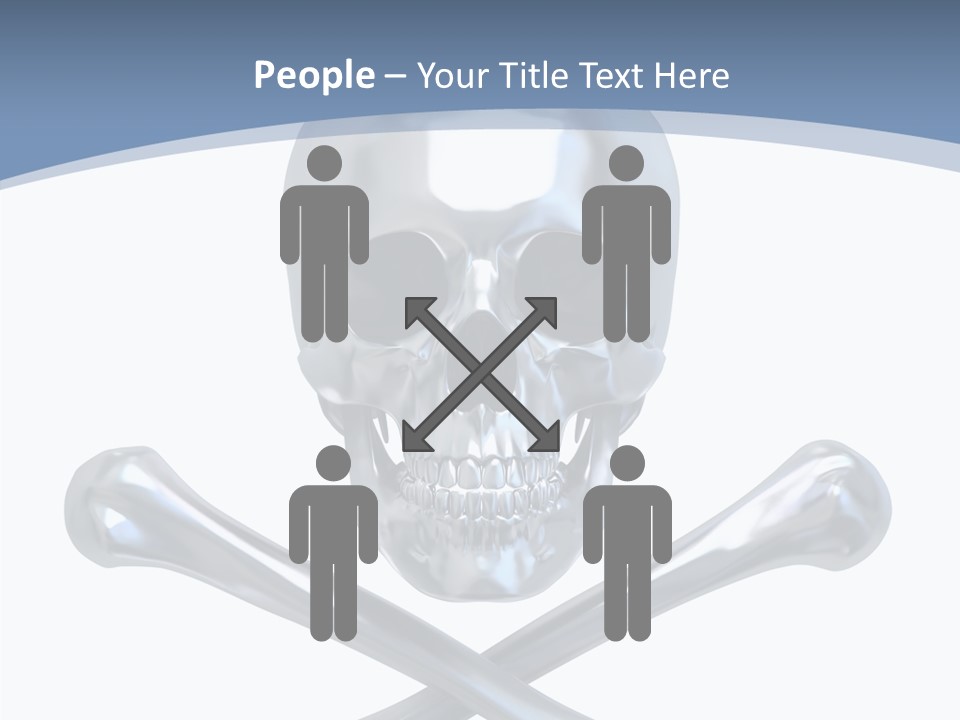 Spooky Model Reflection PowerPoint Template