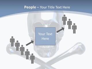 Spooky Model Reflection PowerPoint Template