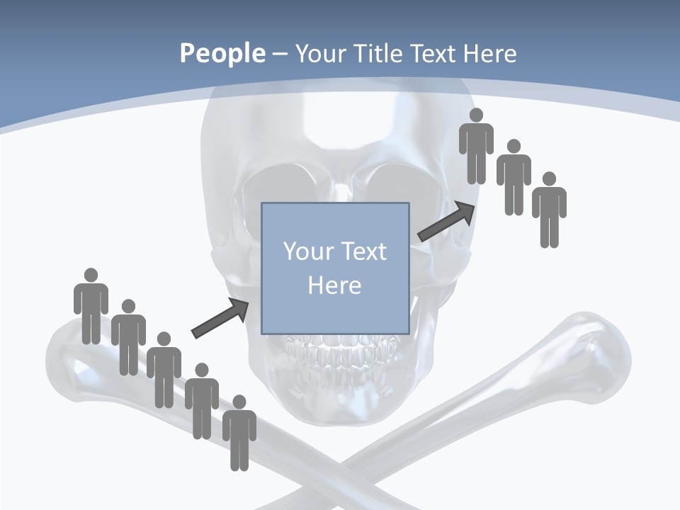 Spooky Model Reflection PowerPoint Template