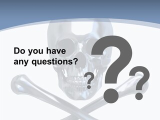 Spooky Model Reflection PowerPoint Template