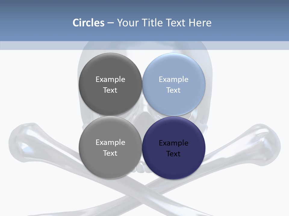 Skull Artificial Shiny PowerPoint Template