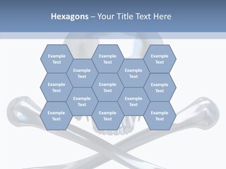 Skull Artificial Shiny PowerPoint Template
