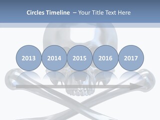 Skull Artificial Shiny PowerPoint Template