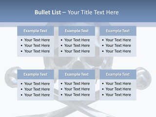Skull Artificial Shiny PowerPoint Template