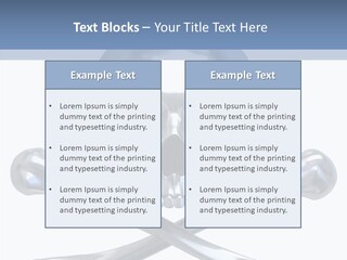 Skull Artificial Shiny PowerPoint Template