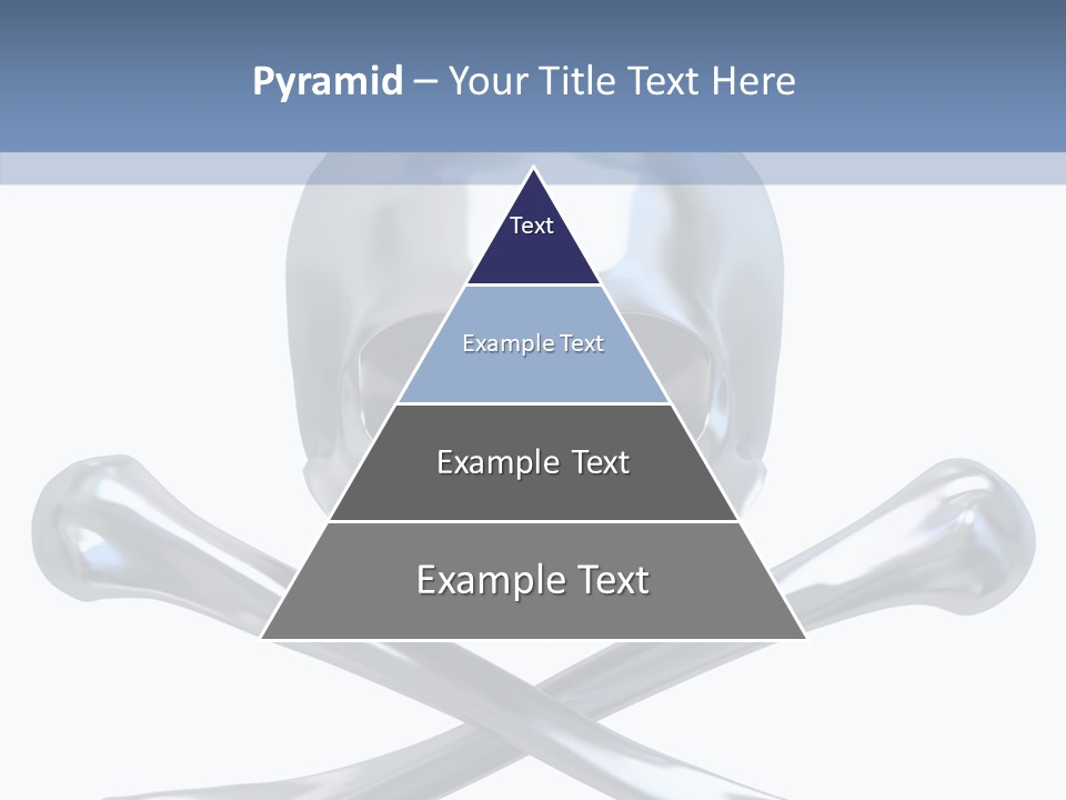Skull Artificial Shiny PowerPoint Template