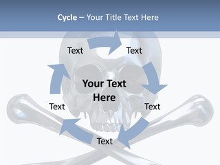Skull Artificial Shiny PowerPoint Template