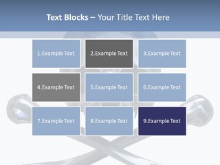 Skull Artificial Shiny PowerPoint Template