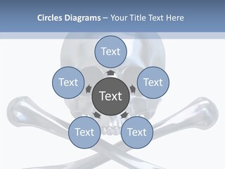 Skull Artificial Shiny PowerPoint Template
