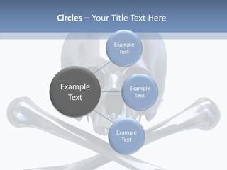 Skull Artificial Shiny PowerPoint Template