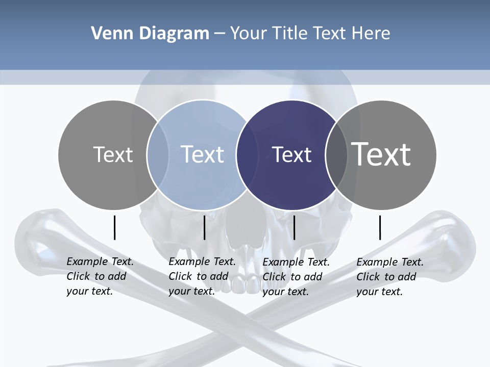 Skull Artificial Shiny PowerPoint Template
