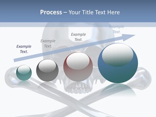Skull Artificial Shiny PowerPoint Template