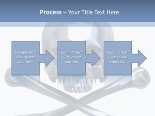 Skull Artificial Shiny PowerPoint Template