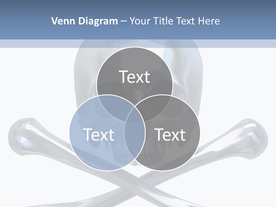 Skull Artificial Shiny PowerPoint Template