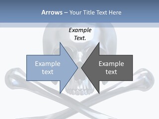 Skull Artificial Shiny PowerPoint Template