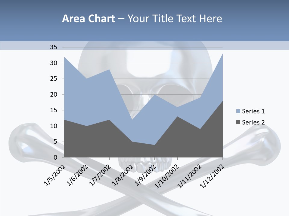 Skull Artificial Shiny PowerPoint Template