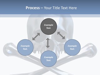 Skull Artificial Shiny PowerPoint Template
