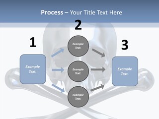 Skull Artificial Shiny PowerPoint Template