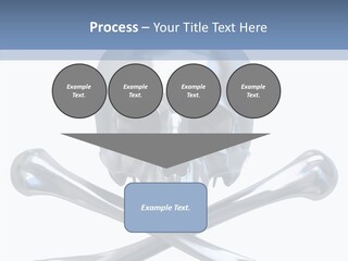 Skull Artificial Shiny PowerPoint Template