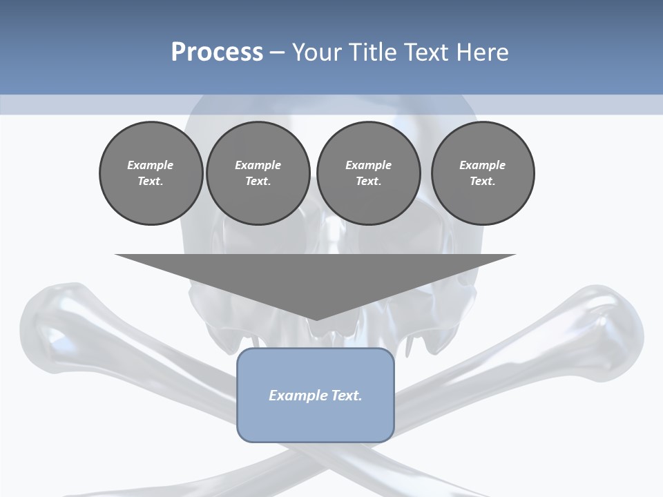 Skull Artificial Shiny PowerPoint Template