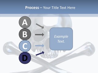 Skull Artificial Shiny PowerPoint Template