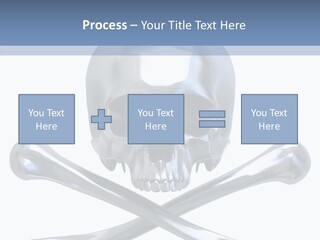 Skull Artificial Shiny PowerPoint Template