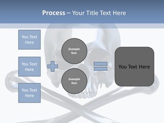 Skull Artificial Shiny PowerPoint Template