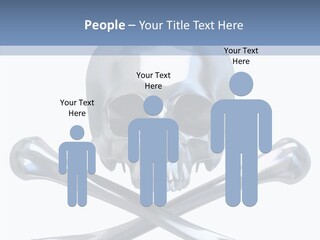 Skull Artificial Shiny PowerPoint Template