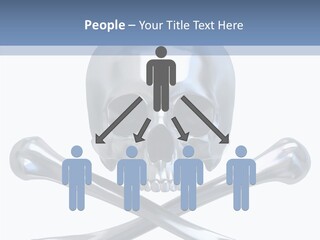 Skull Artificial Shiny PowerPoint Template