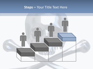 Skull Artificial Shiny PowerPoint Template
