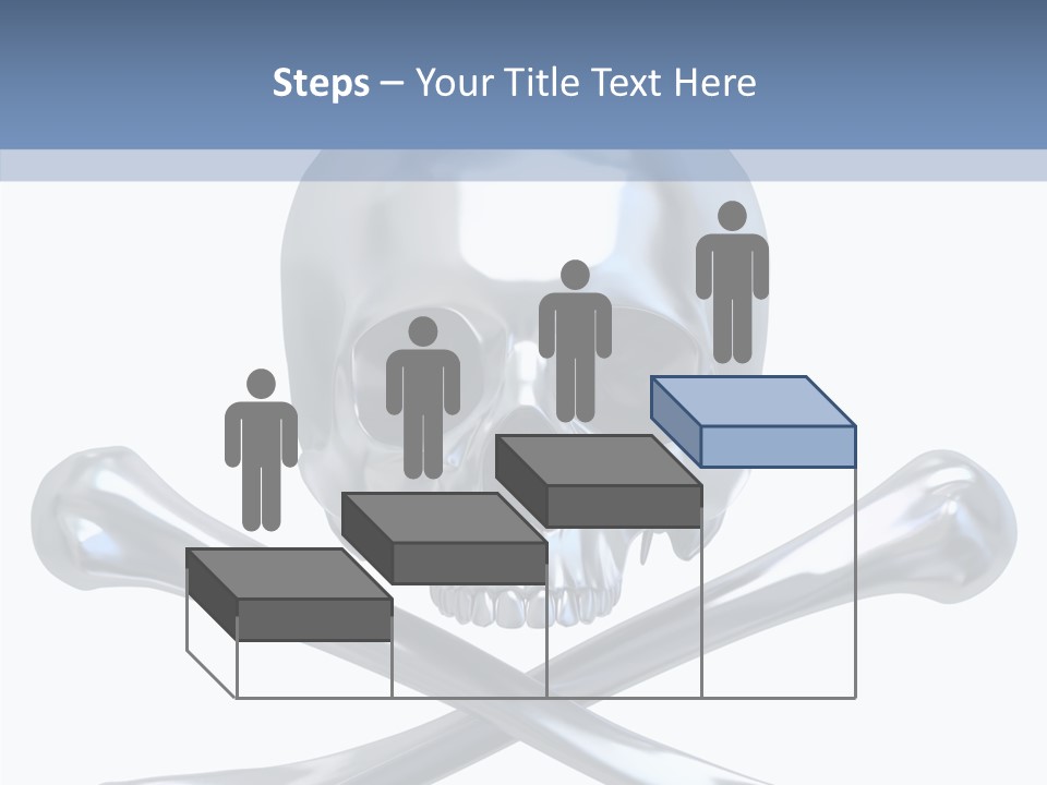 Skull Artificial Shiny PowerPoint Template
