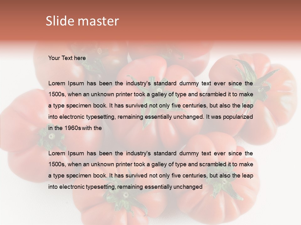 Isolated Background Vitamin PowerPoint Template