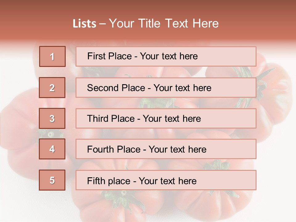 Isolated Background Vitamin PowerPoint Template