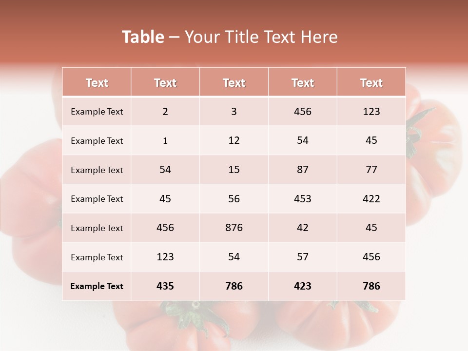 Isolated Background Vitamin PowerPoint Template