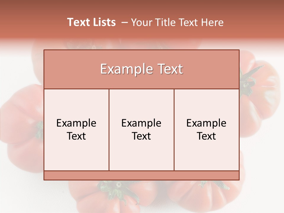 Isolated Background Vitamin PowerPoint Template