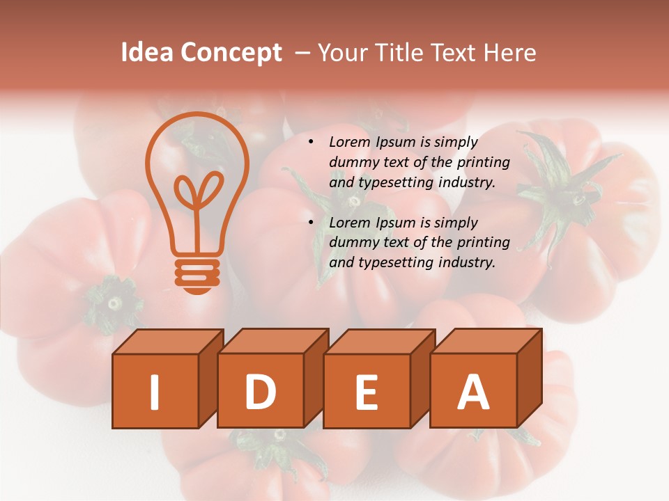 Isolated Background Vitamin PowerPoint Template