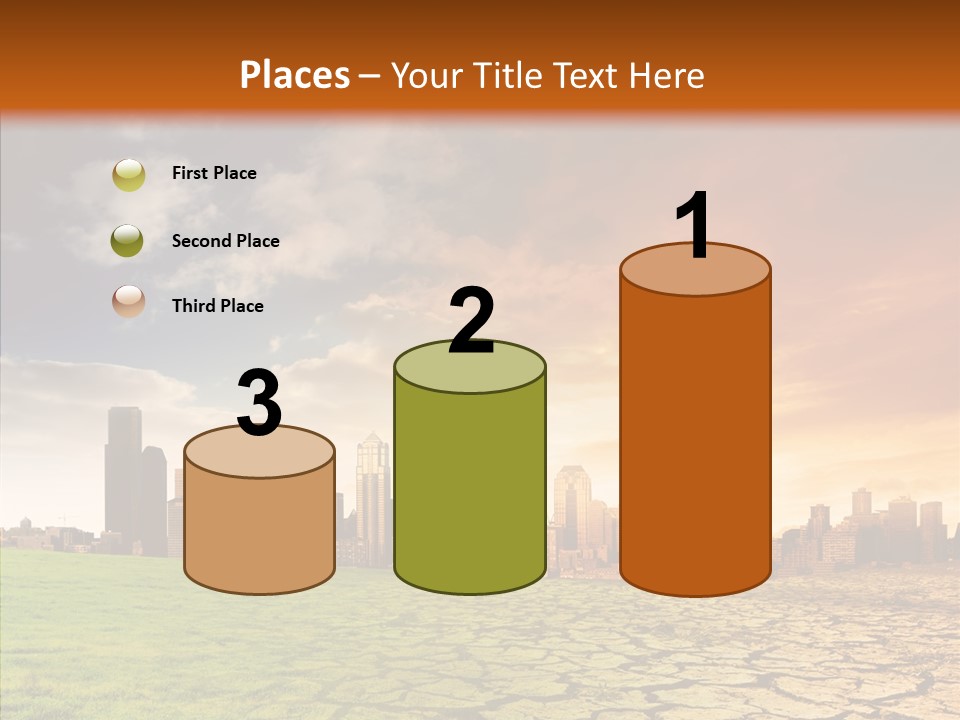 Landscape Dry Summer PowerPoint Template