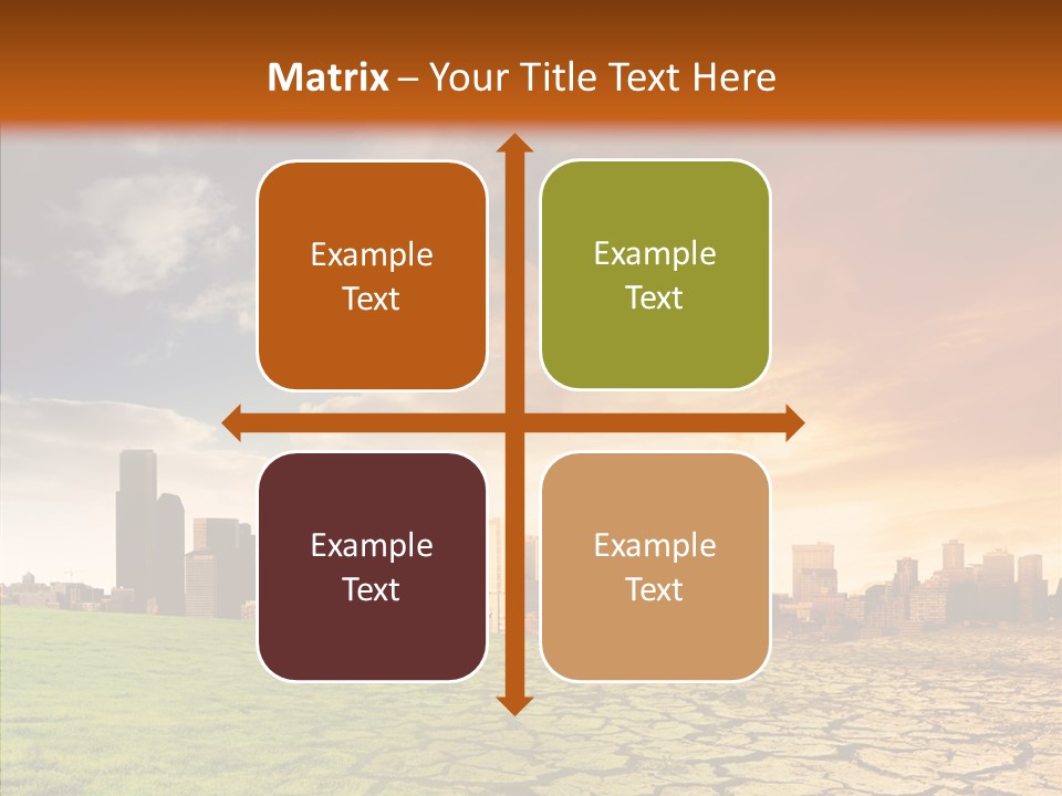 Landscape Dry Summer PowerPoint Template