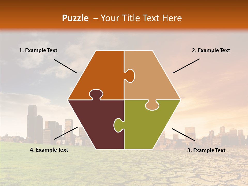 Landscape Dry Summer PowerPoint Template