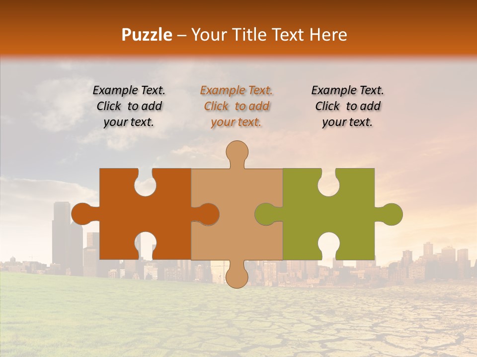 Landscape Dry Summer PowerPoint Template