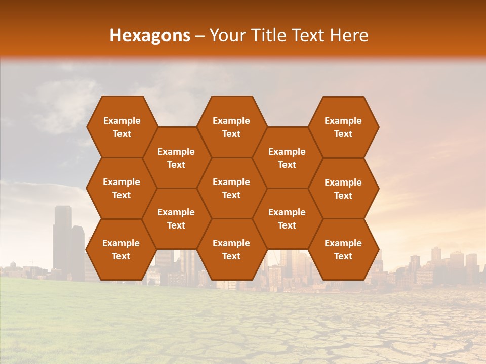 Landscape Dry Summer PowerPoint Template