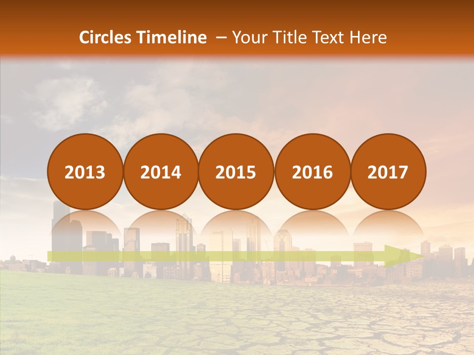 Landscape Dry Summer PowerPoint Template