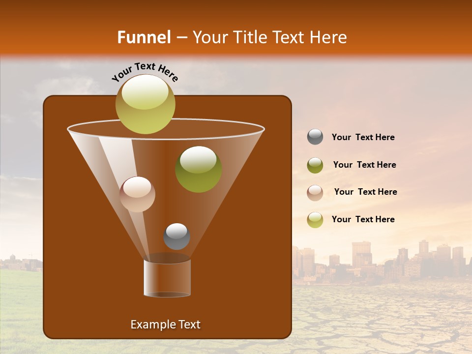 Landscape Dry Summer PowerPoint Template