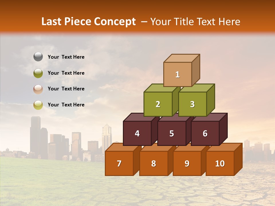 Landscape Dry Summer PowerPoint Template