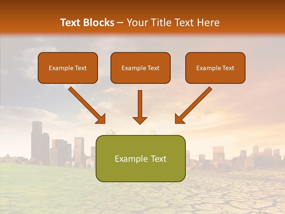 Landscape Dry Summer PowerPoint Template