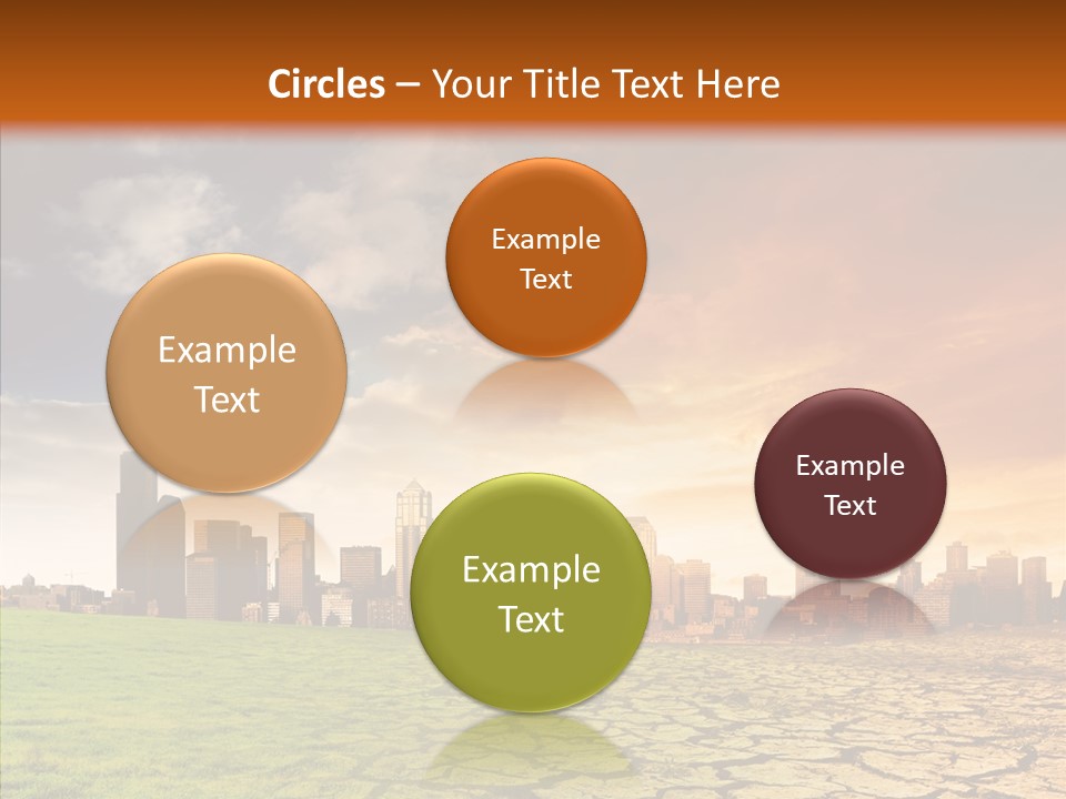 Landscape Dry Summer PowerPoint Template