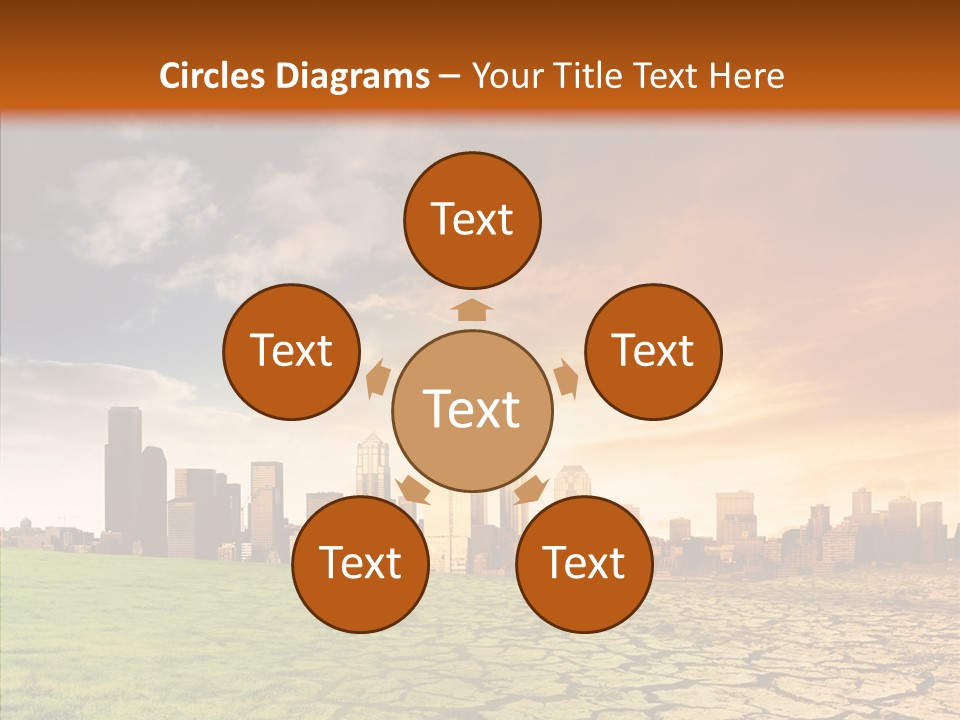 Landscape Dry Summer PowerPoint Template