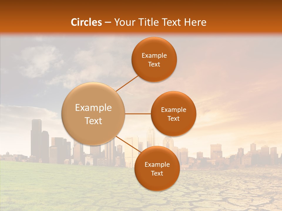 Landscape Dry Summer PowerPoint Template