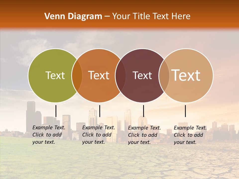 Landscape Dry Summer PowerPoint Template